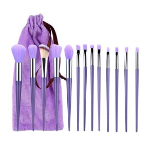 BrushSet, 13-elementowy zestaw pędzli do makijażu z etui
