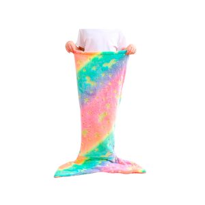 MermaidBlanket, koc dla dzieci w kształcie ogonka syreny