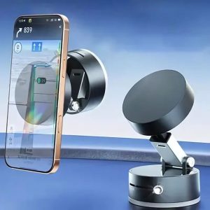 RingMag, uniwersalny regulowany uchwyt magnetyczny do telefonu z przyssawką próżniową