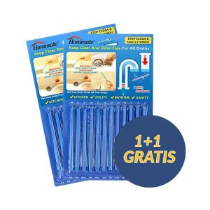 SinkSticks, 12-częściowy zestaw czyścików w sztyfcie do odpływów 1 + 1 GRATIS