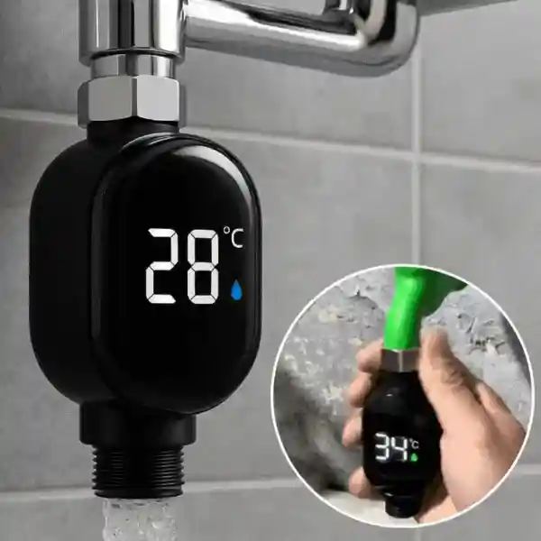 ThermFlow, inteligentny termometr prysznicowy LED