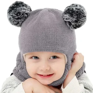 WinterHat, dziecięca czapka zimowa zakrywająca głowę, szyję i uszy