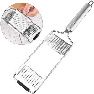 MultiSlicer, wielofunkcyjna krajalnica do warzyw z ergonomicznym antypoślizgowym uchwytem i 3 różnymi ostrzami
