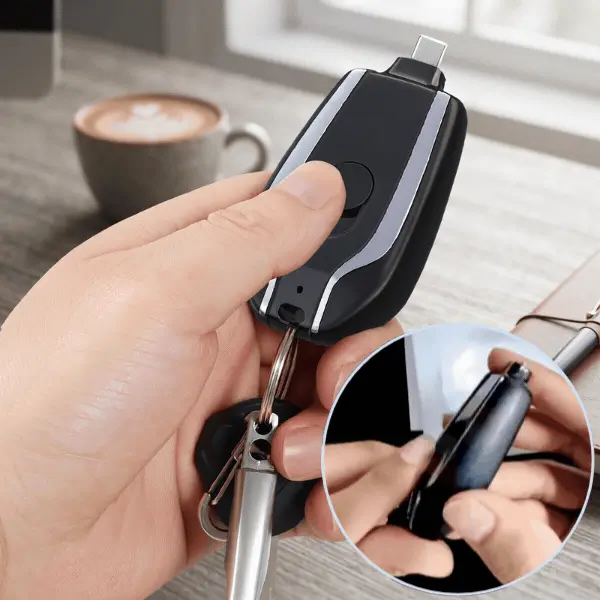 Mini przenośna ładowarka do telefonu, KeyCharger